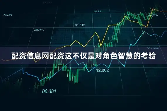 配资信息网配资这不仅是对角色智慧的考验