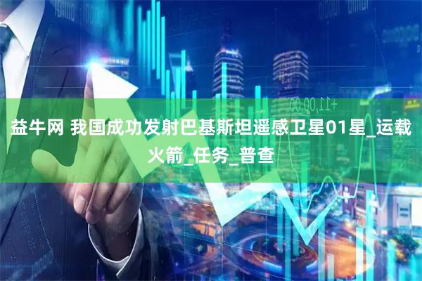 益牛网 我国成功发射巴基斯坦遥感卫星01星_运载火箭_任务_普查